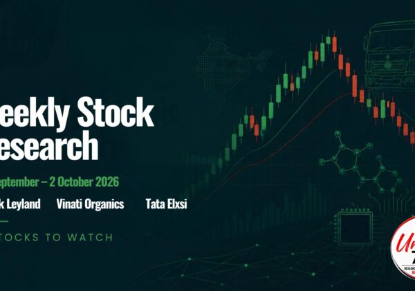 Weekly stock research results featuring Ashok Leyland, Vinati Organics and Tata Elxsi